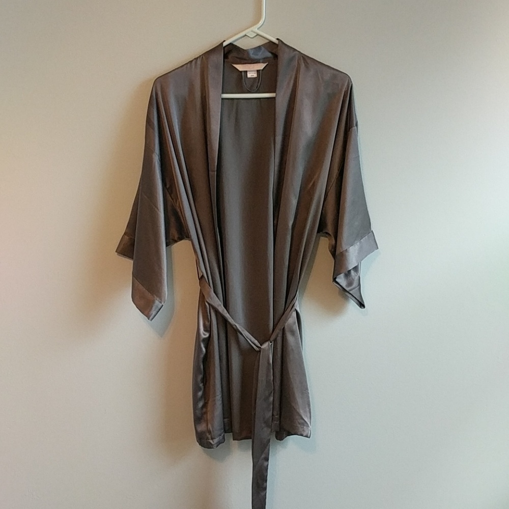 Soft metallic purple robe